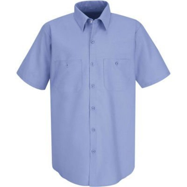 Vf Imagewear Red Kap¬Æ Men's Industrial Work Shirt Short Sleeve Light Blue XL SP24 SP24LBSSXL